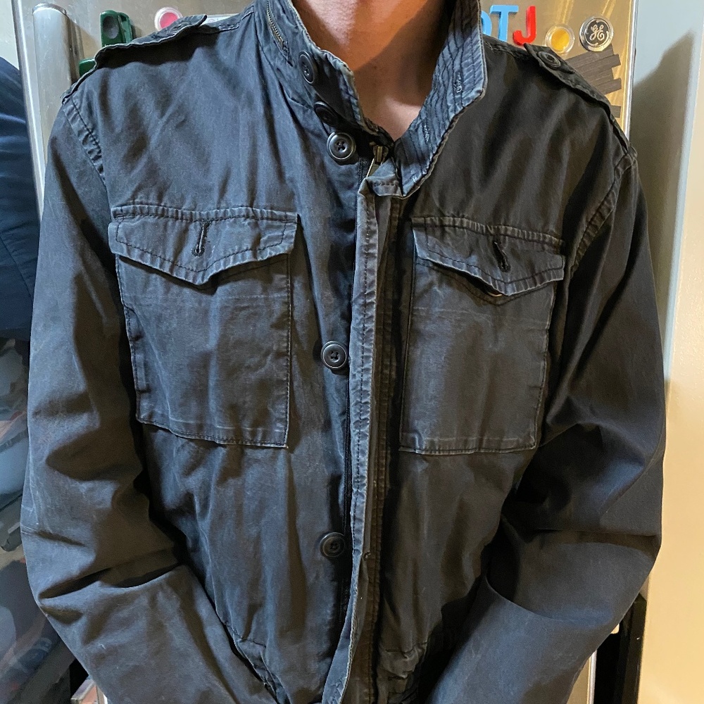 Old Navy Military Jacket with Drawstring